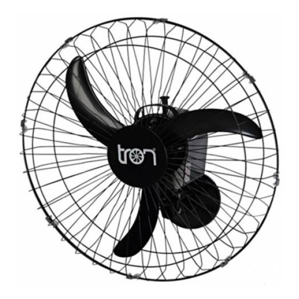 Ventilador De Parede Tron Oscilante 60 Cm Preto Bivolt | Shopee Brasil