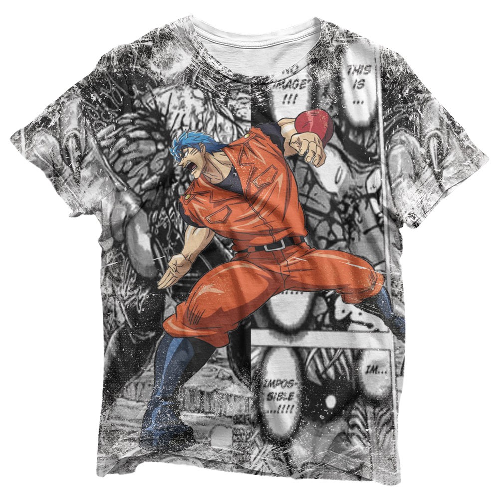 Camisa Toriko Mangá - Camisas Toriko Estampa Total | Shopee Brasil