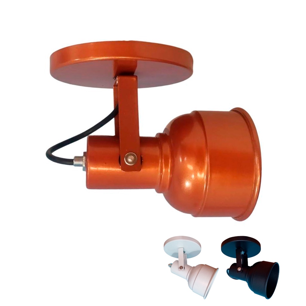 Spot Sobrepor Direcionavel Unico para 1 Lampada E27 | Shopee Brasil