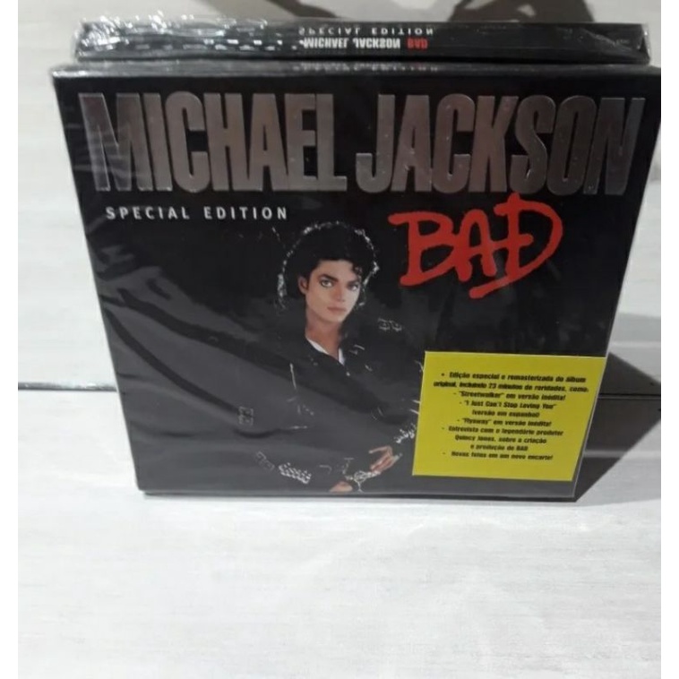 Cd Michael Jackson Bad Special Edition (com Luva) Lacrado De