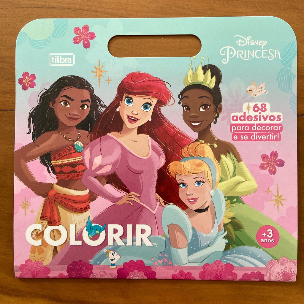 Álbum para Colorir Maleta Princesas 8 Folhas