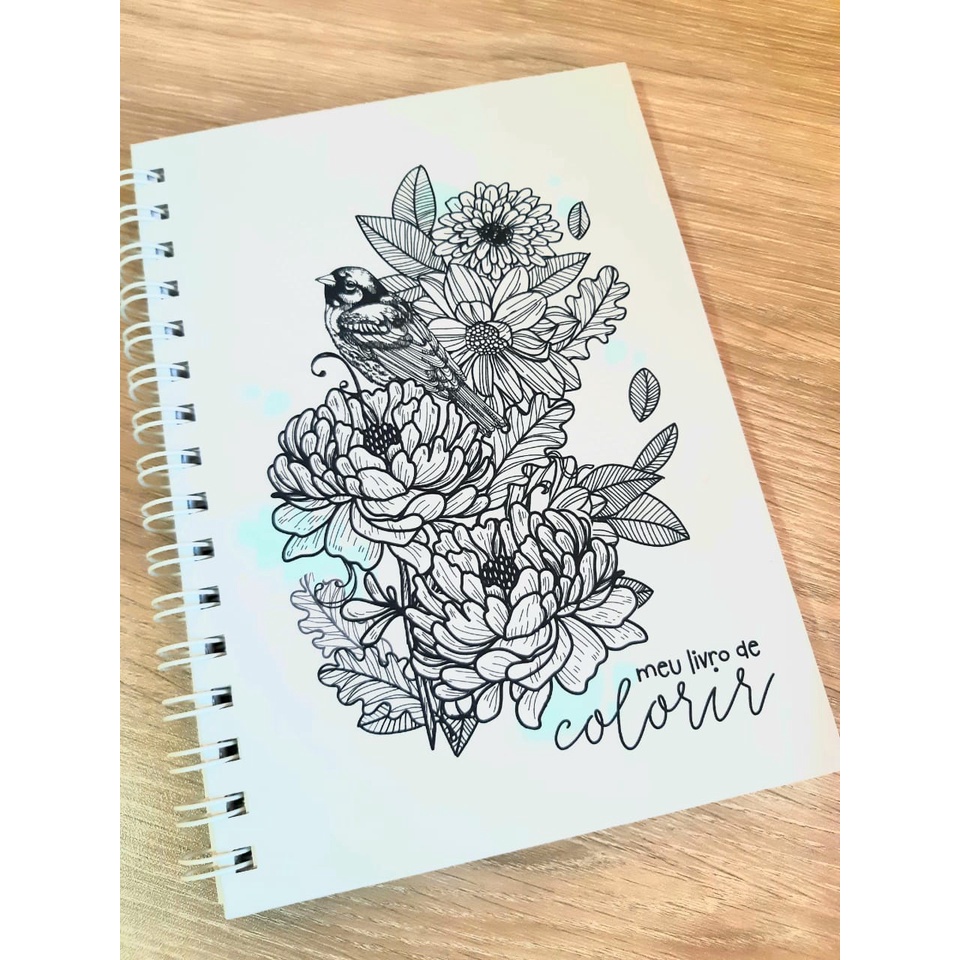 Livro de Colorir, Caderno para Colorir, Pintura, Desenho