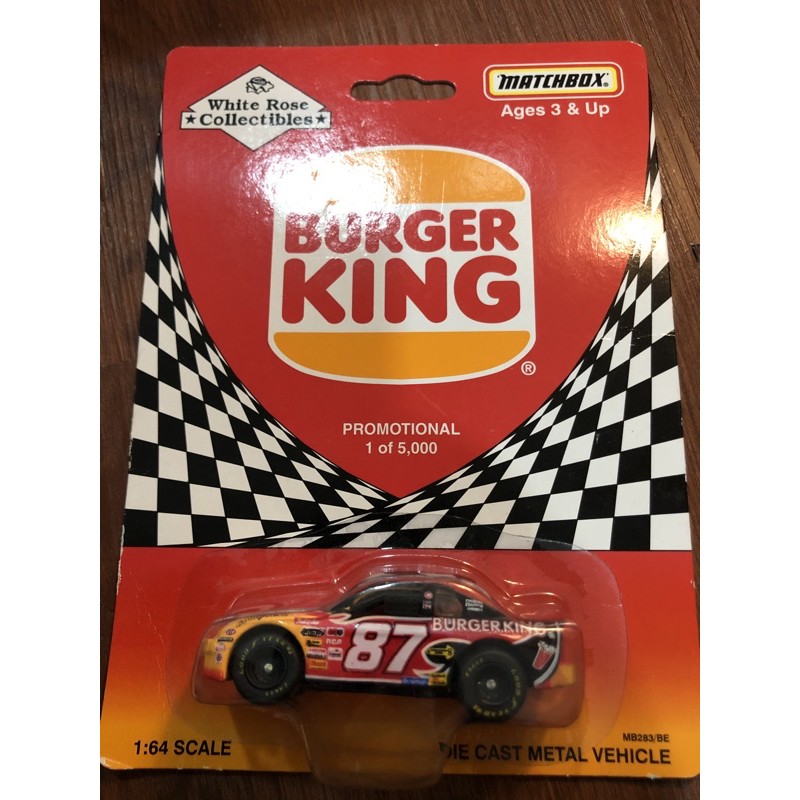 Matchbox Burger King NASCAR Shopee Brasil
