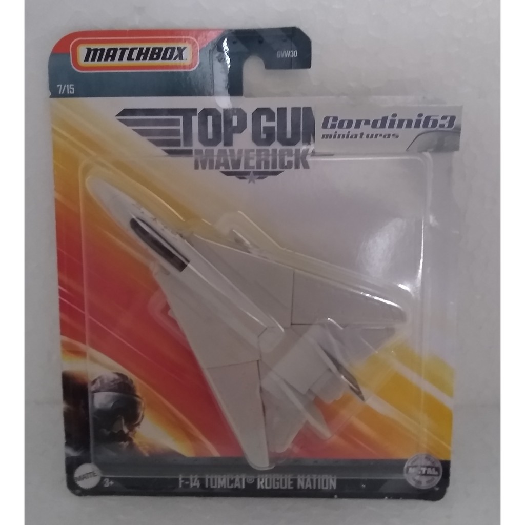 Matchbox Top Gun Maverick F-14 Tomcat Rogue Nation