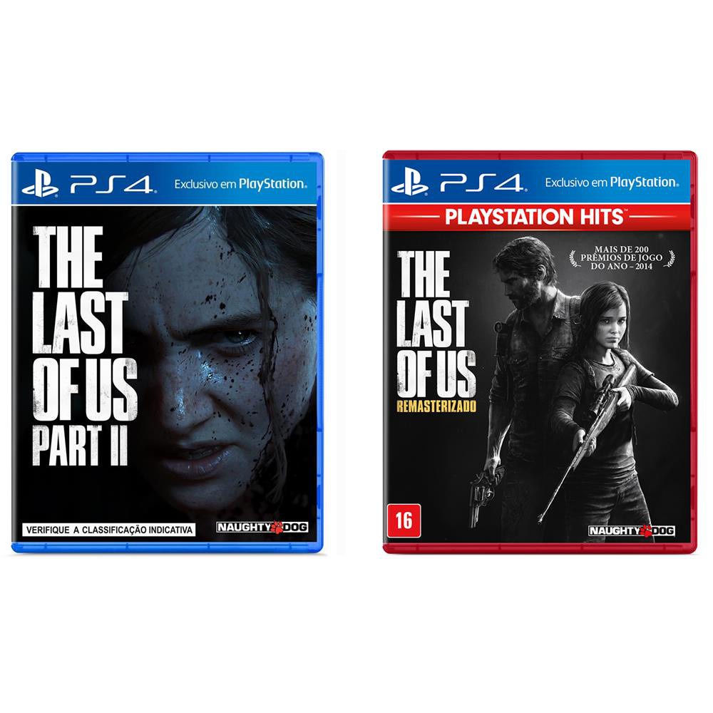 Kit Jogo The Last Of Us 1 e 2 - PS4