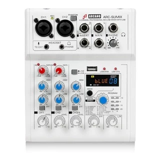 Mesa de som e interface USB Arcano ARC-SLIMIX