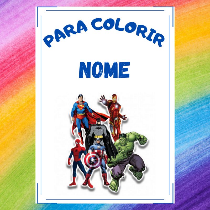 Desenhos de Super-heróis para imprimir e colorir - Pinte Online
