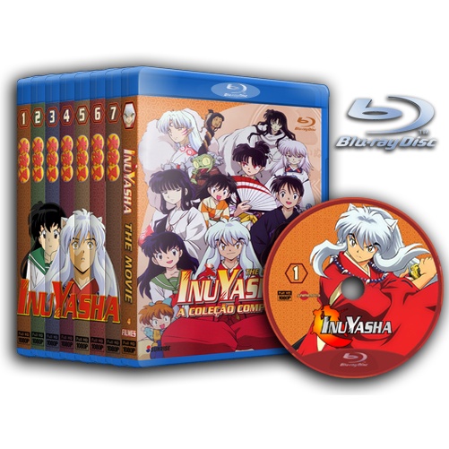 Blu-ray Inuyasha - Serie completa de TV e Filmes com dublagem