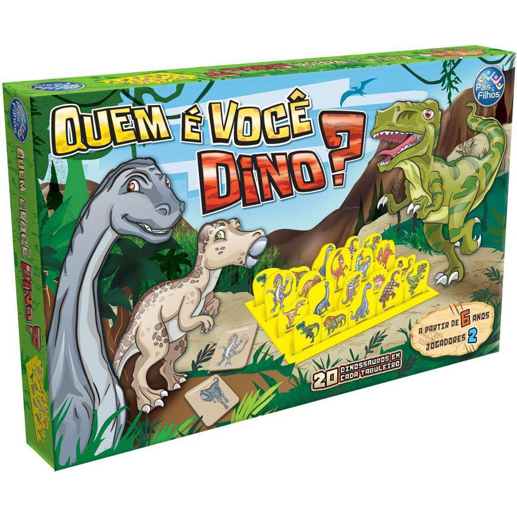 Jogo De Tabuleiro Dinossauro Game Divertido - Braskit - Jogos de