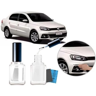 Tinta Tira Risco Automotivo Cor Carro Vw Voyage G5 G6 G7 G8 Branco Cristal