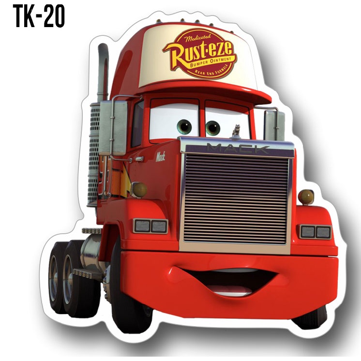 Adesivo Carros - Mack Mcqueen Sticker 10x10cm | Shopee Brasil