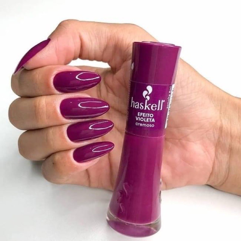 Esmalte “Haskell” - Cor Roxo “Efeito Violeta"