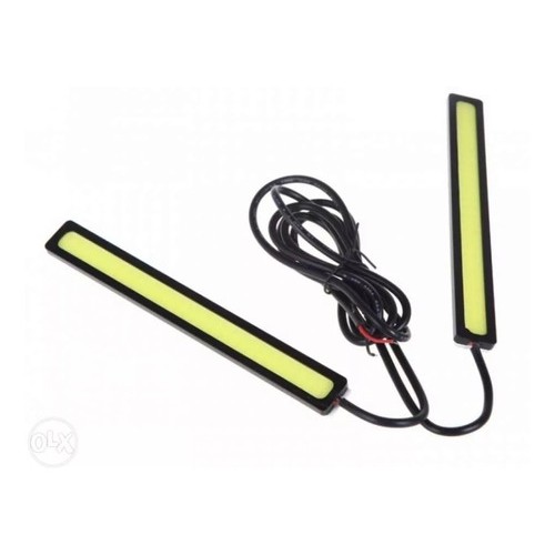 LUCI A LED DIURNE COLORE VERDE 17cm PER AUTO,MOTO,CAMPER, COB