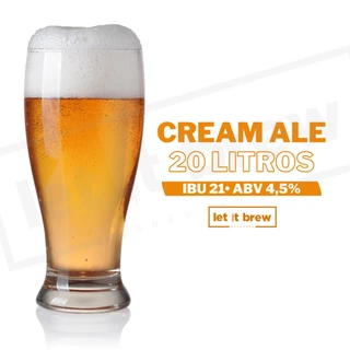 KIT RECEITA/INSUMOS CERVEJA CREAM ALE 20L
