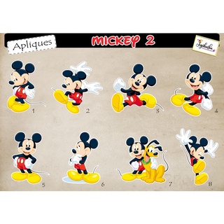 APLIQUES RECORTADOS MICKEY 2