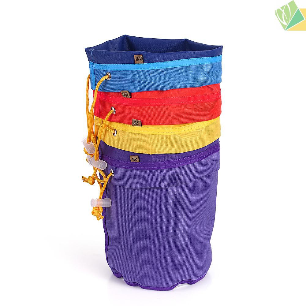 Sici 4pcs/set 1 Gallon Mesh Bag Bubble Bag Herbal Ice Essence Extractor Kit Set of 4pcs Micron Bag Drawstring Bags Extra