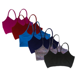 Kit 5 Top Fitness Nadador Alça Fina Academia Suplex Liso Feminino Atacado Dyeu Modas