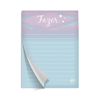 Bloco de Notas DAC Pautado - Fazer