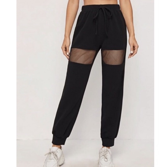 calça comprida / calça moletom / calça Shein / shein / calça com tela