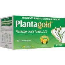 Planta Gold Plantago Ovata Psyllium em 30 sachês Arte Nativa