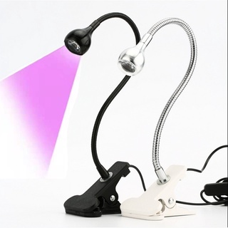 Luminária De Mesa Com Garra Presilha UV Ultravioleta Para Manicure