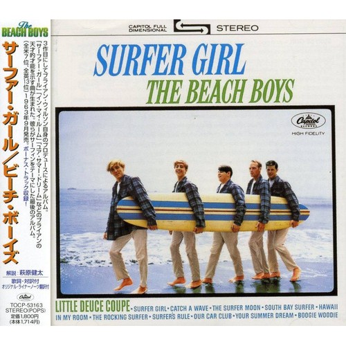 Cd The Beach Boys Surfer Girl (japones Digipack) | Shopee Brasil