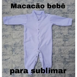 macacão bebê com pezinho para sublimação / tip top bebê