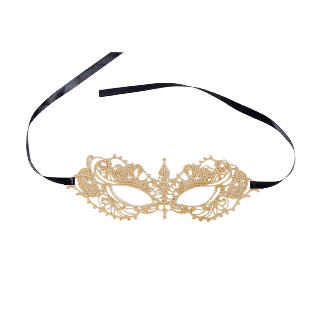 Máscara Veneziana Renda Feminina Baile Mod3d Mascara Dourada Festas