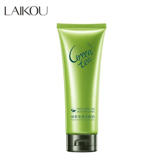 Espuma De Limpeza Facial De Chá Verde, Lavagem Facial Anti Acne, Limpeza Facial E Acne Laikou 120g