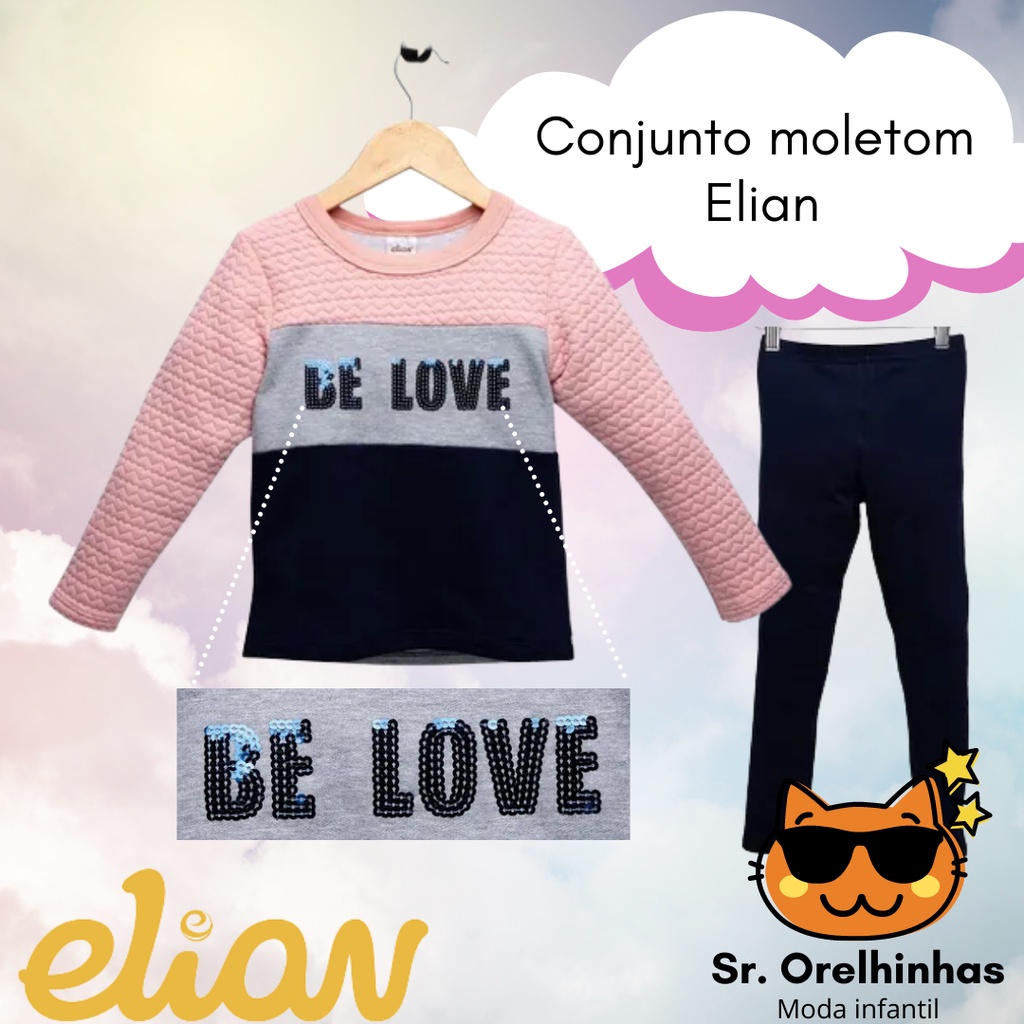 Legging Infantil Básica Peluciada Elian