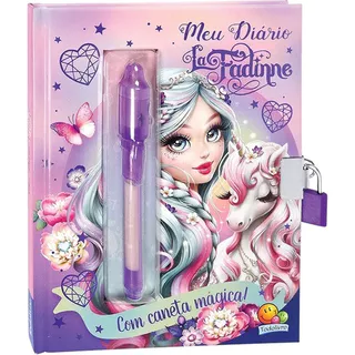 Livro Meu Diário La Fadinne C/ Caneta Mágica Infantil