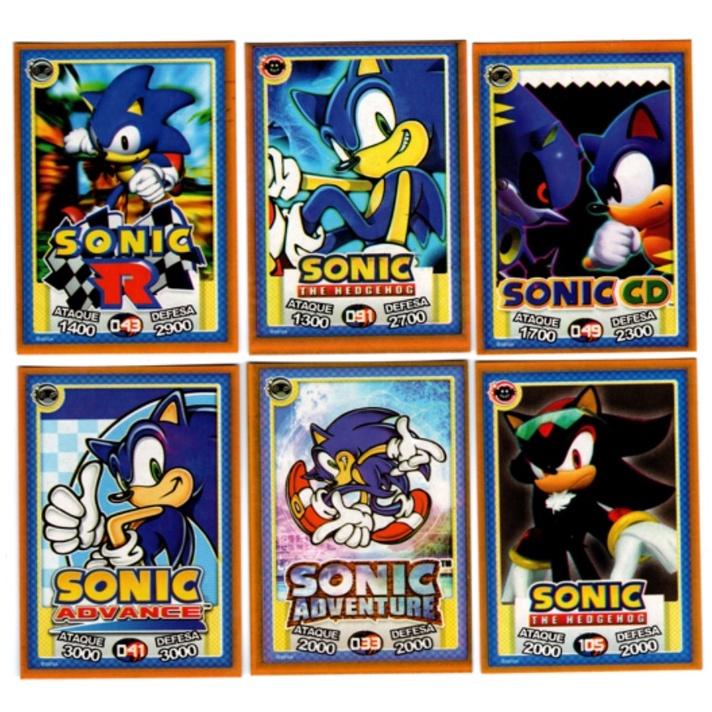 CARD SONIC - 200 Card Sonic Cartinhas Sonic Cards Sonic Card Game Sonic ...