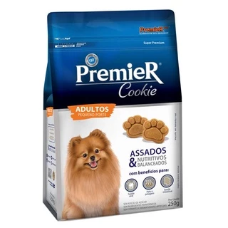 Premier Cookie Cães Adulto Raças Pequenas 250G em Oferta na Shopee