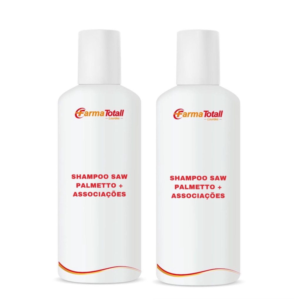 Kit Saw Palmetto Shampoo + Associações - 200ml - 2 Unidades