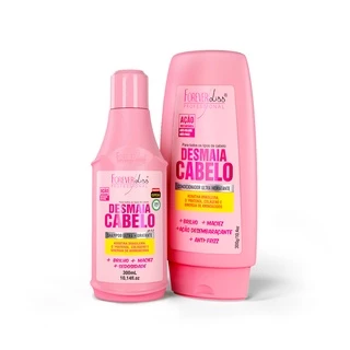 Kit Desmaia Cabelo Shampoo E Condicionador Forever Liss
