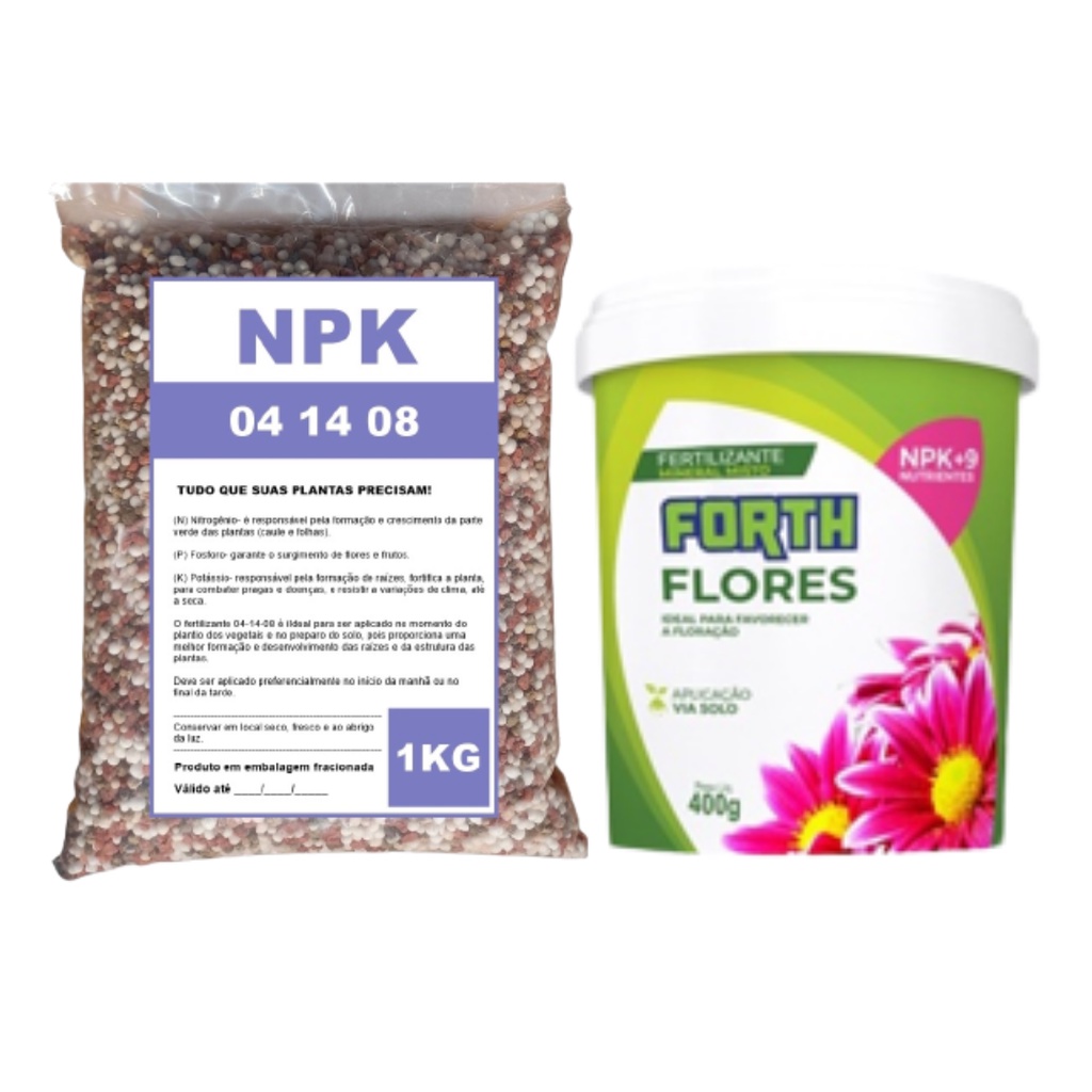 Kit Adubo Fertilizante Especial para Flores