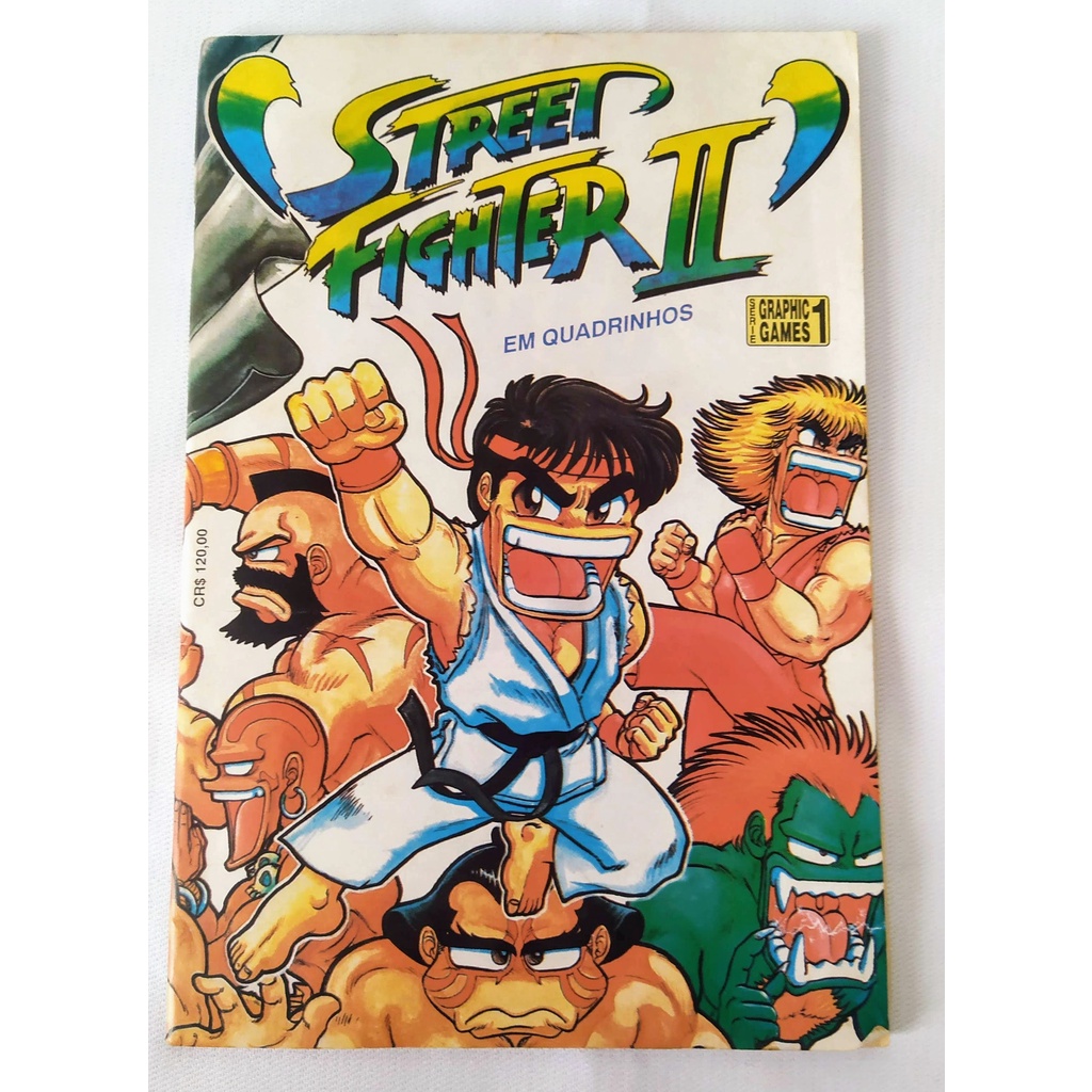 Street Fighter 2 Hq/Mangá Graphic Games 1 série Shopee Brasil
