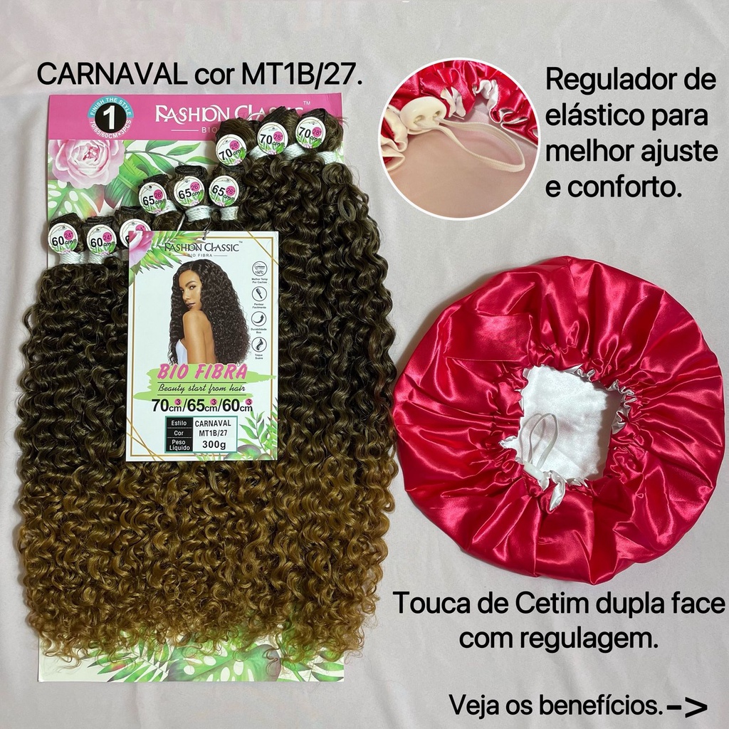 Cabelo Bio Fibra Carnaval Fashion