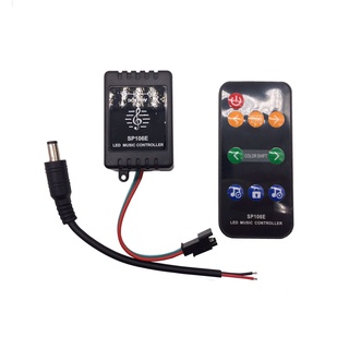 Controlador SP105E Ws2812b, controlador LED Bluetooth ws2811 DC5-24V App  Control inalámbrico, controlador de píxeles LED direccionable para luces de