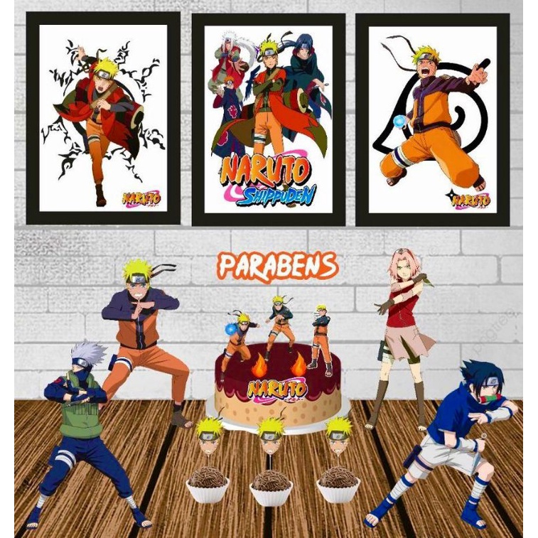 Topo de Bolo Naruto  Naruto birthday, Naruto cute, Anime printables