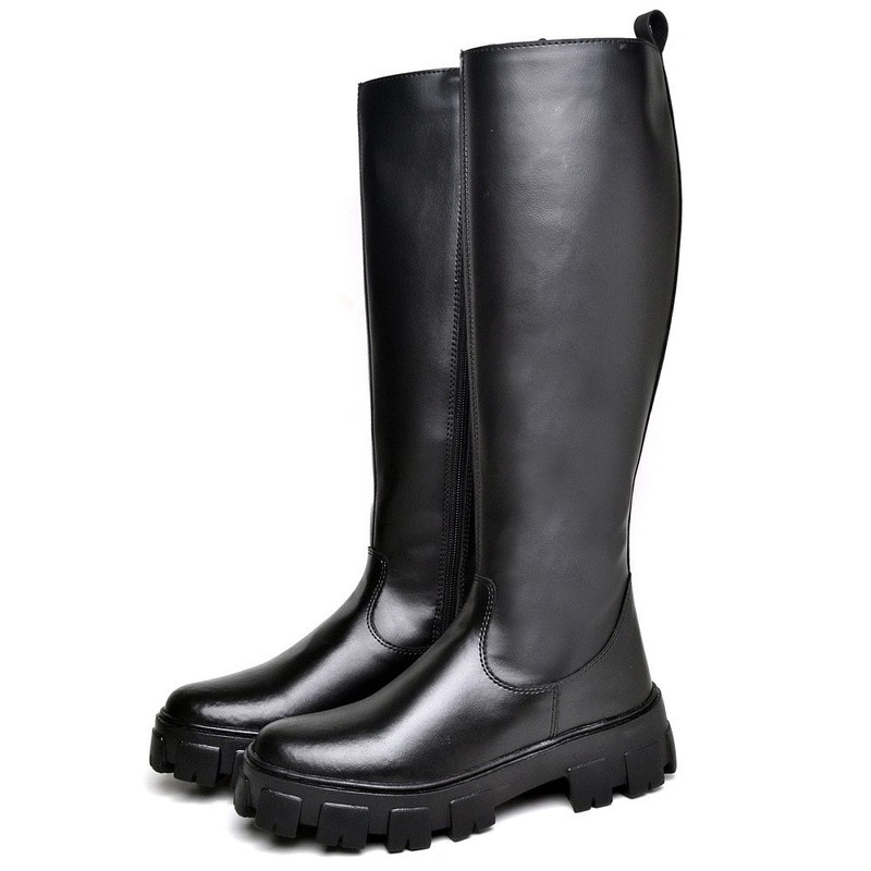 Bota Galocha Dubuy Feminino Cano Alto Preto 1802FG