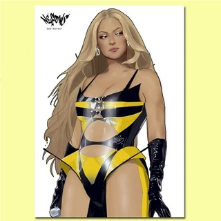 ARTE print fanart Renaissance World Tour - Beyoncé vespinha abelhinha
