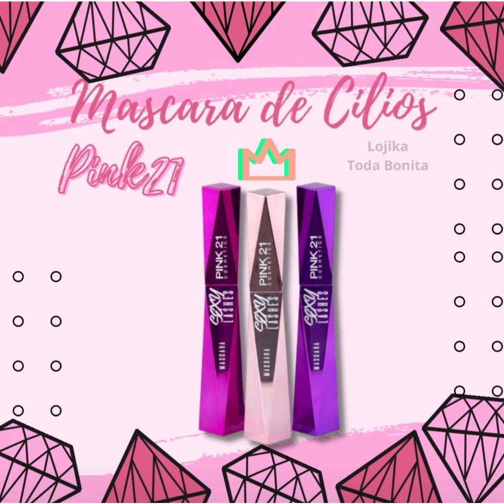 Rimel Pink 21 - Máscara, Alonga e da Volume | Shopee Brasil