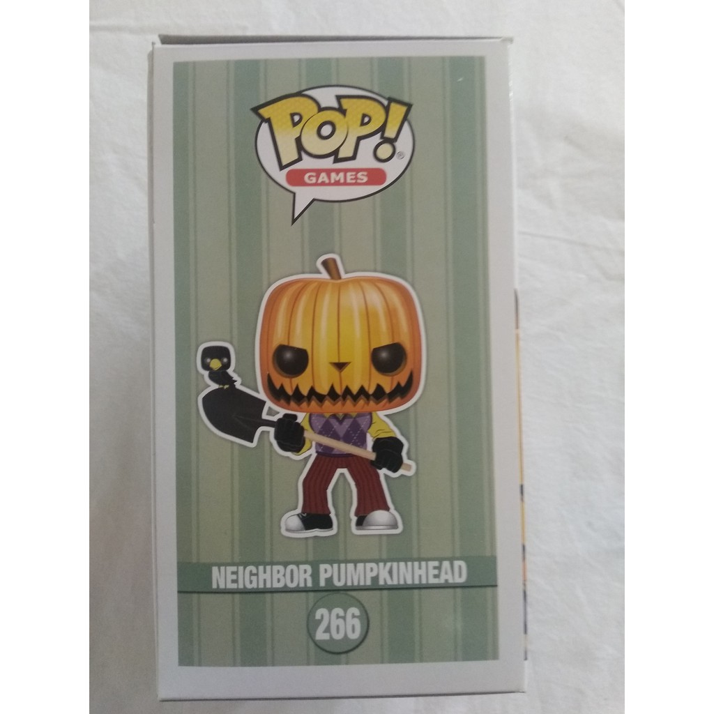 Hello Neighbor #266 Neighbor Pumpkinhead Funko pop Glows In The