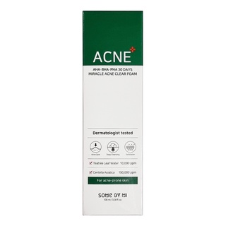 [SOME BY MI] AHA-BHA-PHA 30Days Miracle Acne Clear Foam 100ml