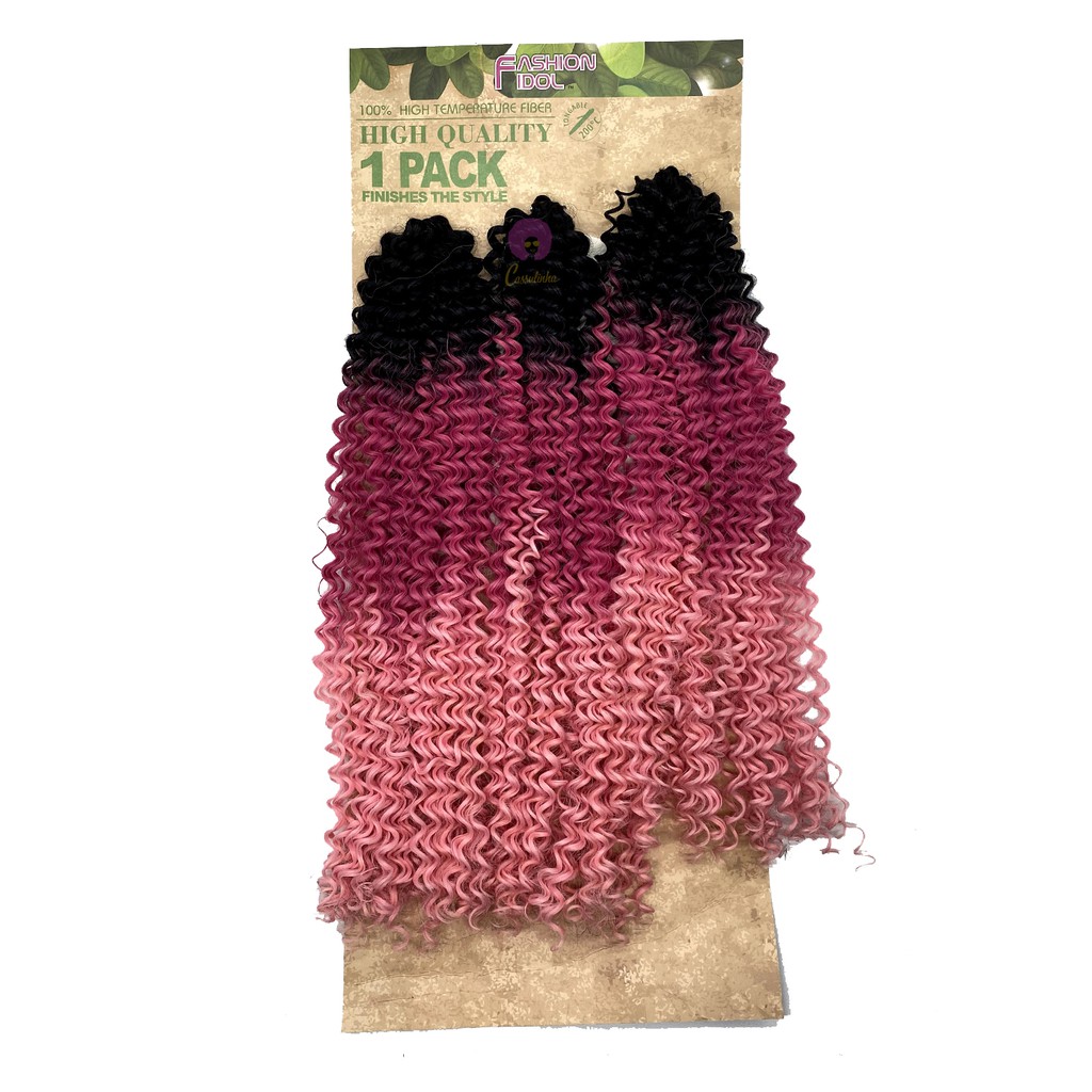 Cabelo orgânico Tulipa 🌹 - Crochet Braids - 70cm