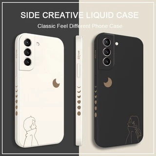 Capa De Celular Para Samsung Galaxy S21 S20 FE Ultra Plus Moon Twilight Miss Confortável Sensação De