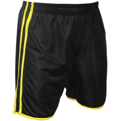 Kit 10 Calção Futebol Kanga Sport Modelo 2 Faixa Em Dry Fit
