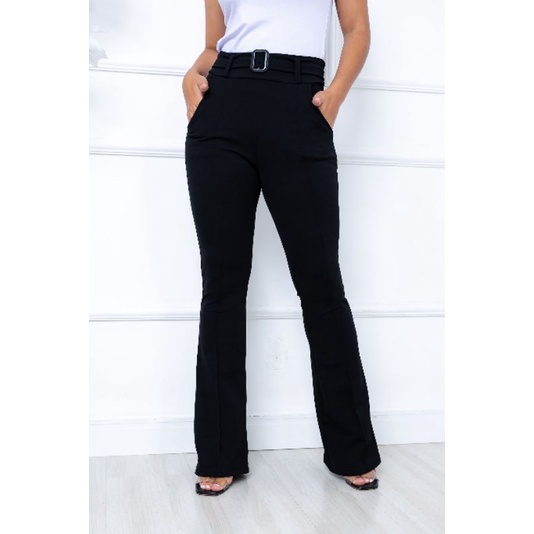 Calça boca best sale sino feminina