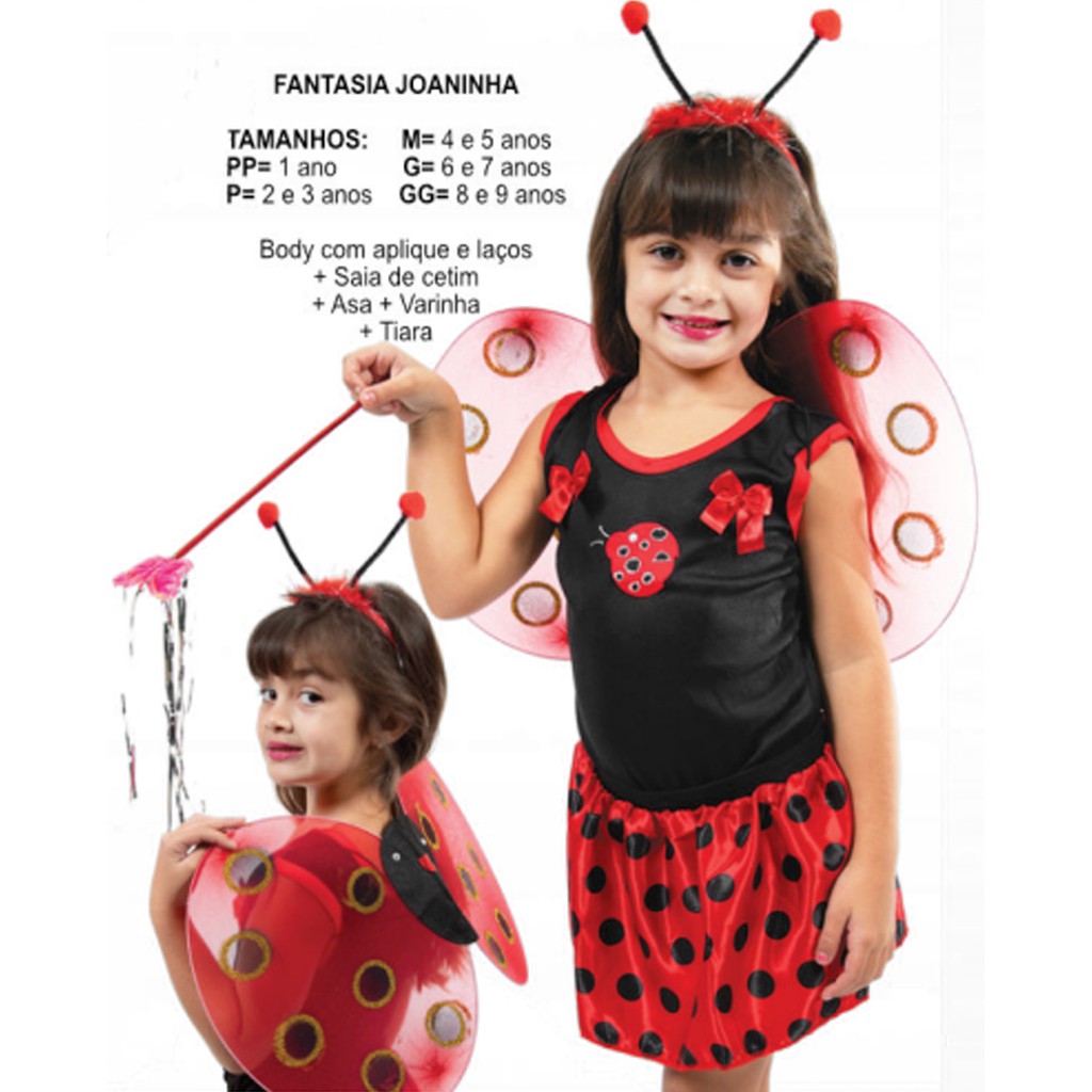 Linda Fantasia da Ladybug ou Cat Noir Miraculous. OBS.: Valido para no  minimo 2 fantasias Ladybug: Tec…